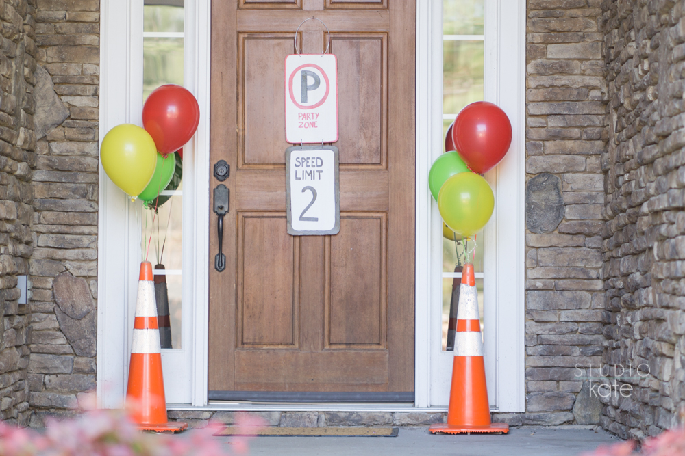 Traffic Birthday Party - Construction Party - Boy Birthday Party - Transportation Birthday Party - Studio Kate Photography - DIY Party - second birthday