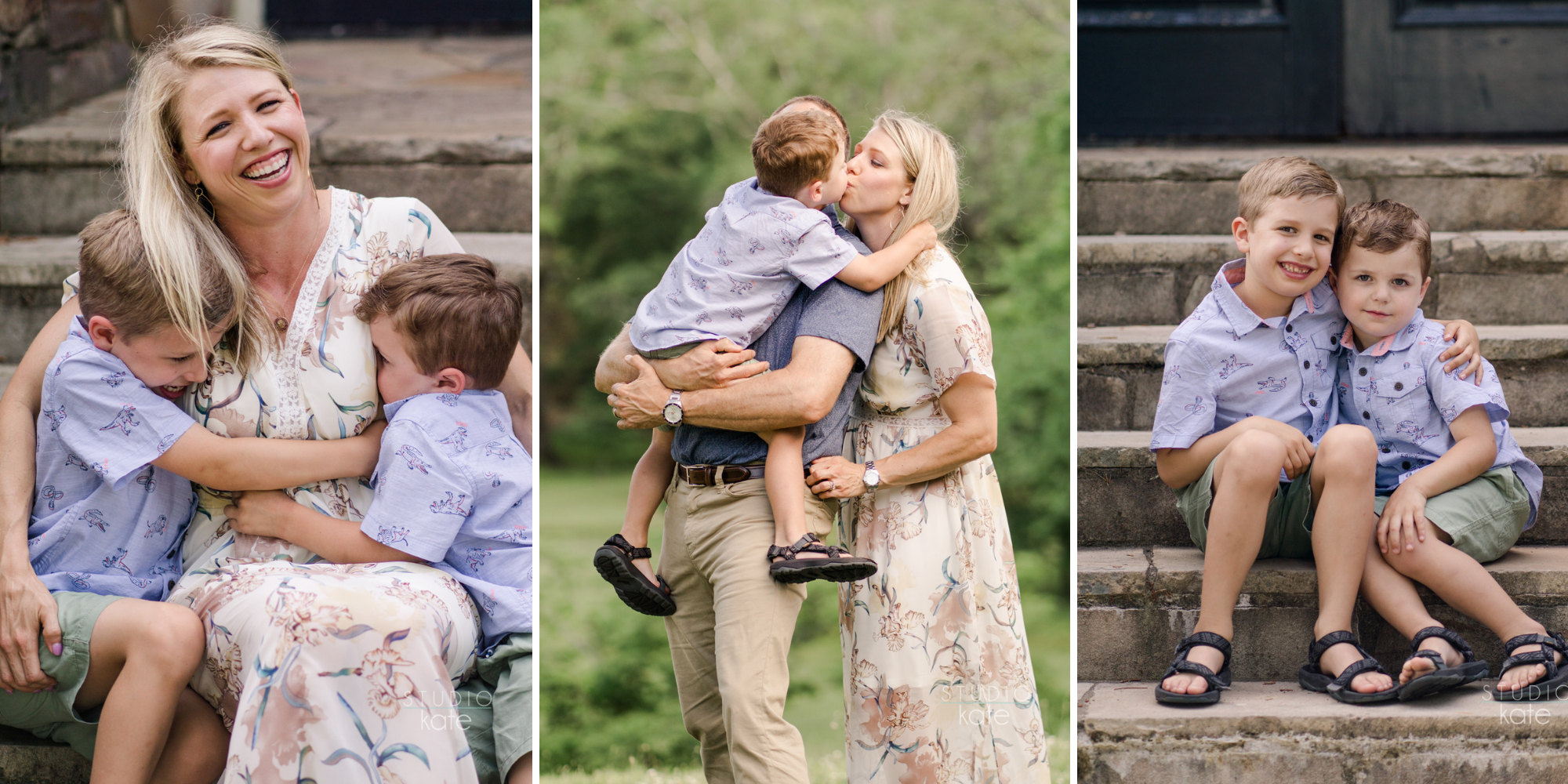 Family Portraits - ROME Georgia - Berry College - brothers