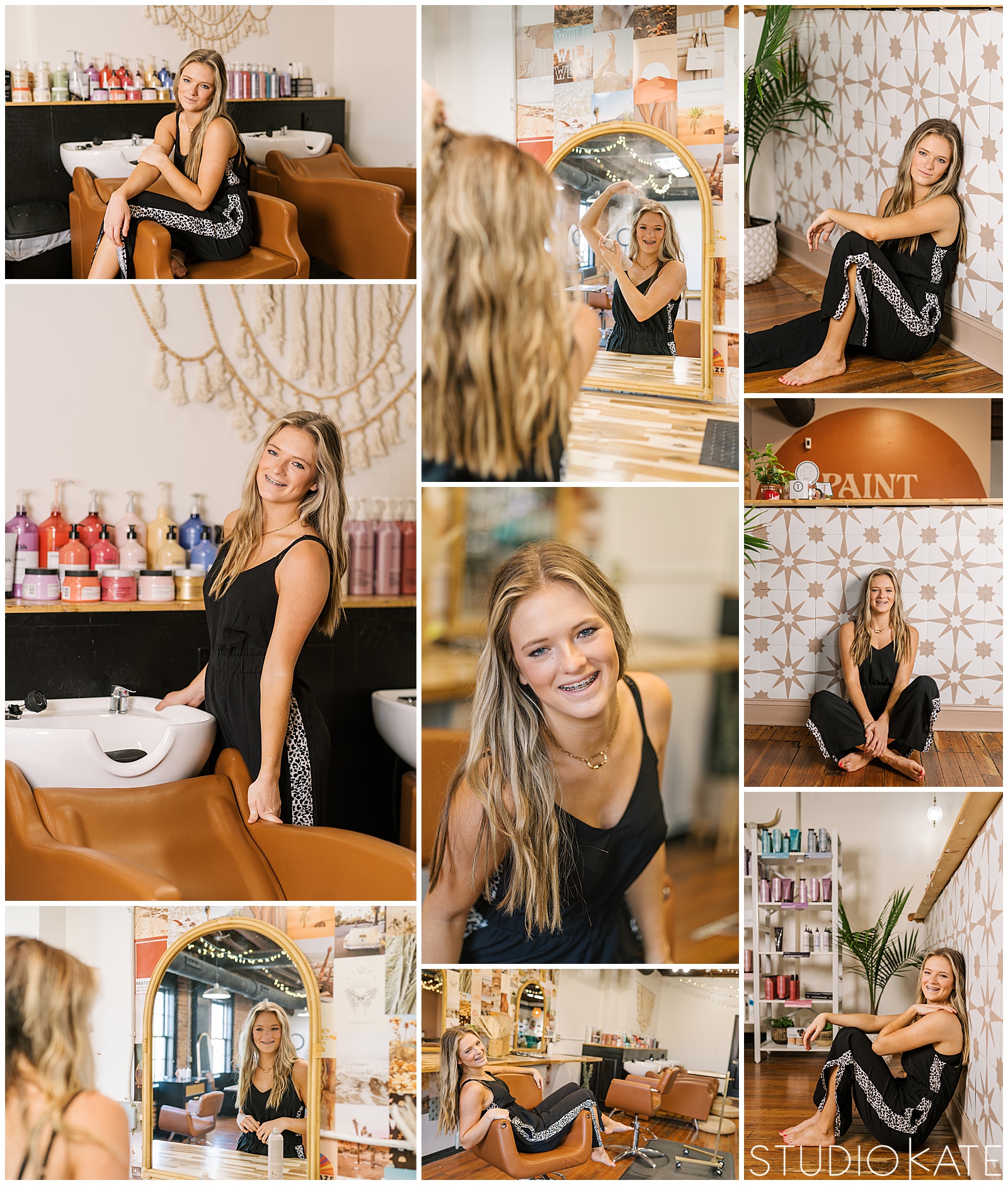 stylist branding session, salon senior session, pepperell cheerleader, pepperell dragons, whimsical senior session, rome ga senior session, etc etc