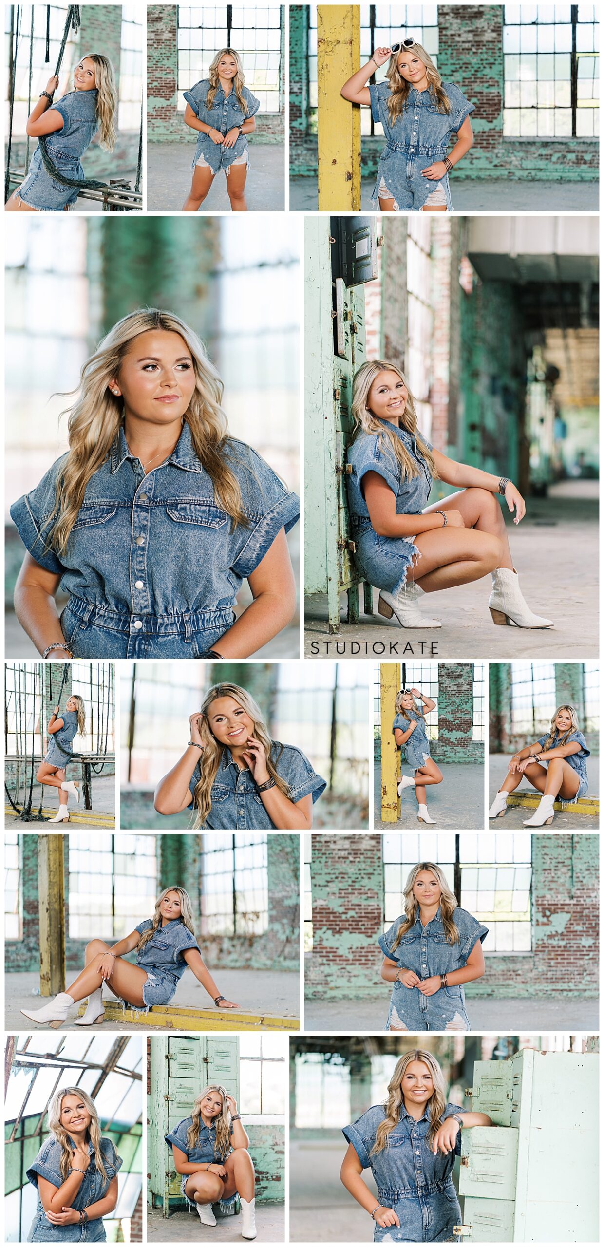 Lindale Mill, Model High School, Senior Pictures, Best Senior Photographer Near Me, Christian Heritage, Dalton Ga, What to wear for senior pictures, Darlington School, Senior Pictures in Rome Georgia, Studio Kate Seniors, Carrie underwood Style, Denim and Rhinestones outfit