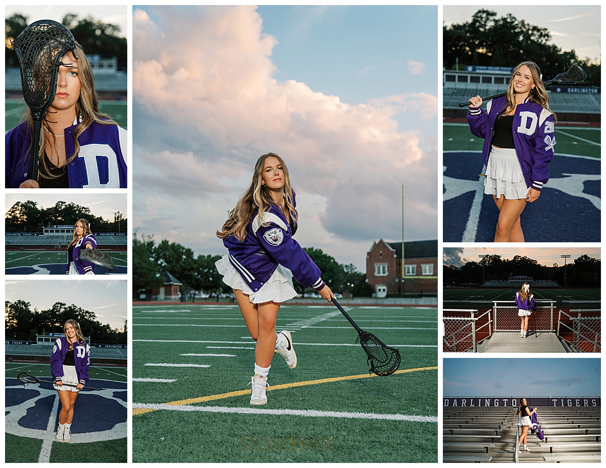 LAcrosse senior pictures, Rome georgia photographer, darlington school senior pictures, best of rome, Kate Walton photos, Studio Kate Rome