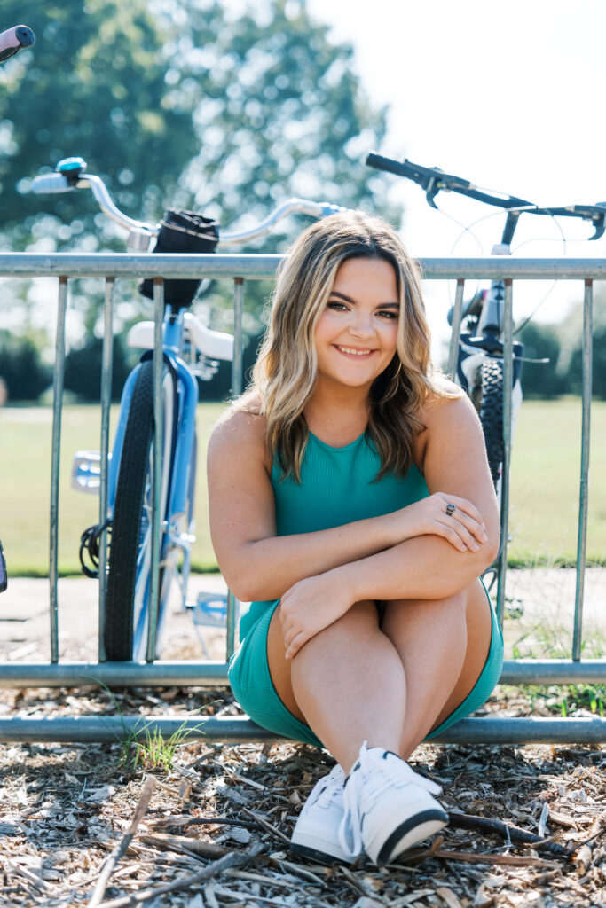Senior Portraits of a Pepperell High School student on Berry College Campus.